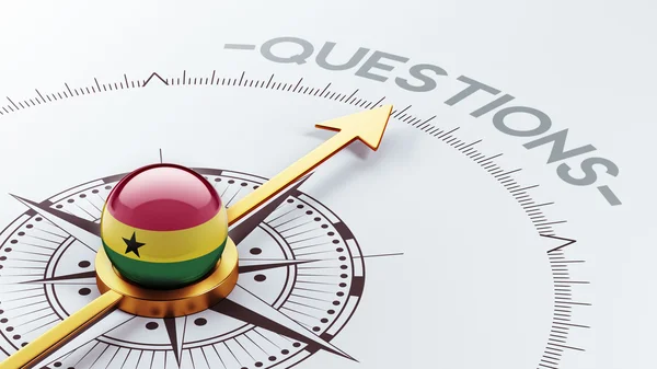 Ghana vragen Concept — Stockfoto