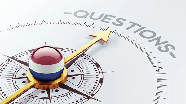 Netherlands Questions Concept — Stock Photo, Image
