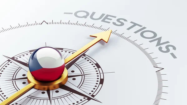 Czech Republic Questions Concept — Stock Photo, Image