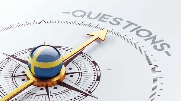 Sweden Questions Concept — Stock Photo, Image
