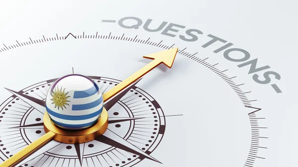 Uruguay Questions Concept — Stock Photo, Image