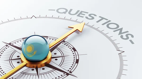 Kazakhstan Questions Concept — Stock Photo, Image