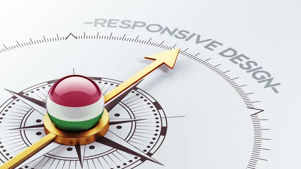 Hungary Responsive Design Concept — Stock Photo, Image