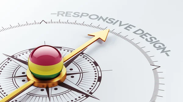 Bolivia responsieve Design Concept — Stockfoto