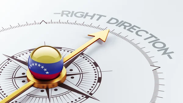 Venezuela Concepto de Dirección Correcta —  Fotos de Stock