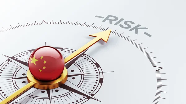 Kina Risk koncept — Stockfoto