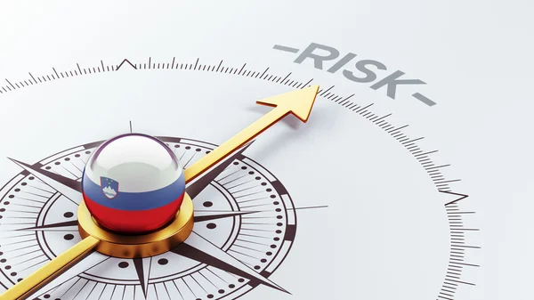 Slovenien Risk koncept — Stockfoto