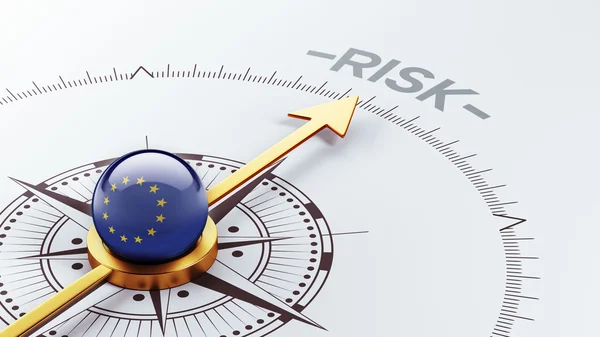 Europeiska unionen Risk koncept — Stockfoto