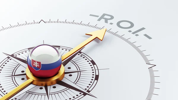 Slovakia ROI Concept — Stock Photo, Image