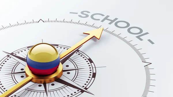 Colombia Escuela Concepto — Foto de Stock