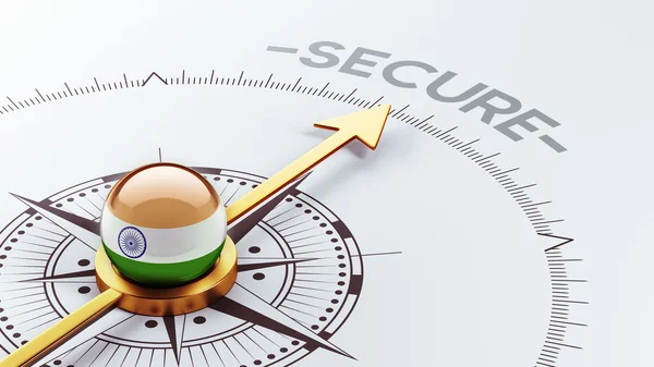 Índia conceito seguro — Fotografia de Stock