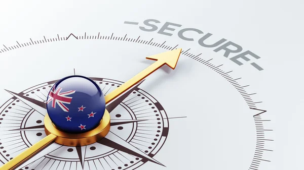 Nueva Zelanda Secure Concept —  Fotos de Stock
