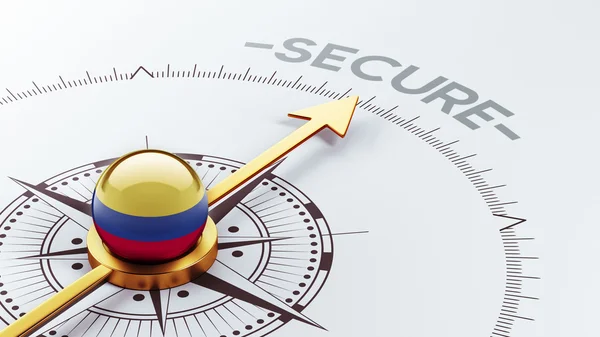 Kolombiya güvenli kavramı — Stok fotoğraf