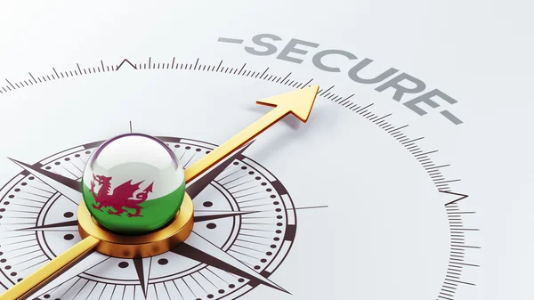 Wales veilige Concept — Stockfoto