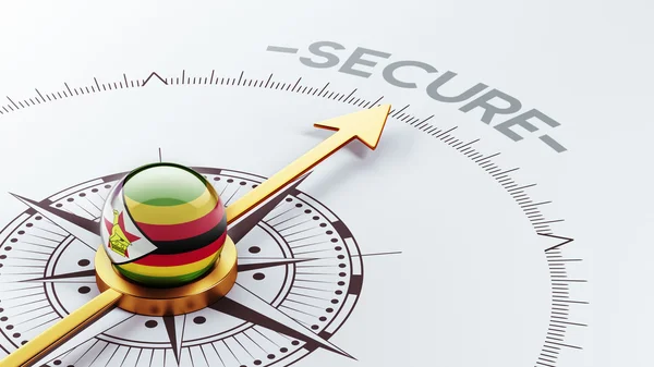 Zimbabwe  Secure Concept — Stock Photo, Image