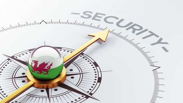 Conceito de segurança do País de Gales — Fotografia de Stock
