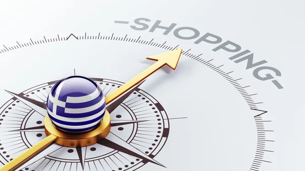 Grekland Shopping koncept — Stockfoto