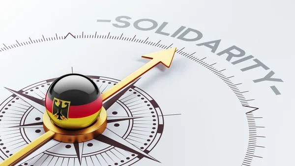 Koncepcja solidarności Niemcy — Zdjęcie stockowe
