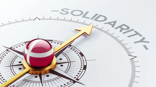 Solidaritätskonzept für Dänemark — Stockfoto