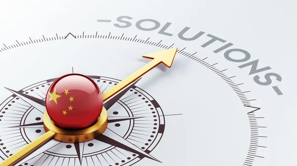 Concetto di soluzione Cina — Foto Stock