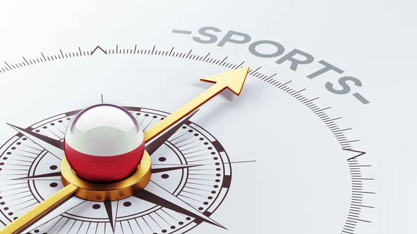 Polen sport Concept — Stockfoto