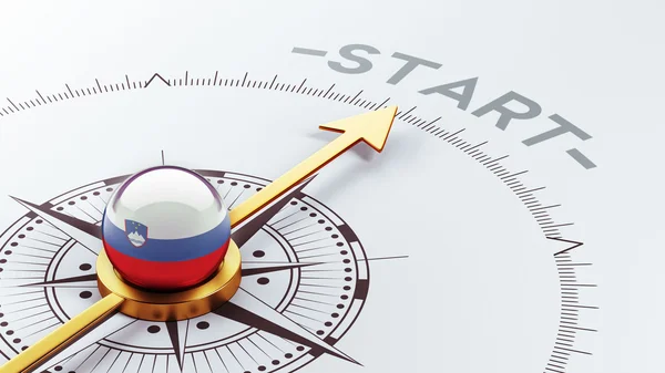 Slovenië Start Concept — Stockfoto