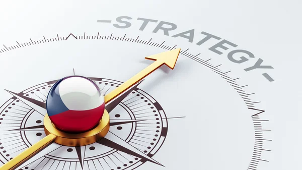 Tsjechië strategie Concept — Stockfoto