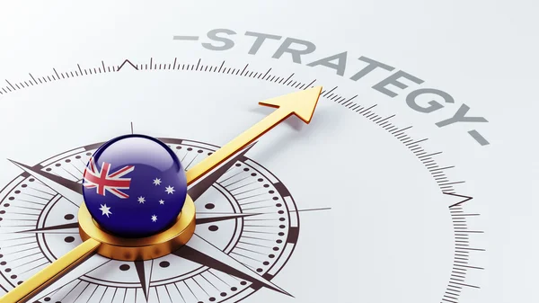 Concepto de Estrategia de Australia —  Fotos de Stock