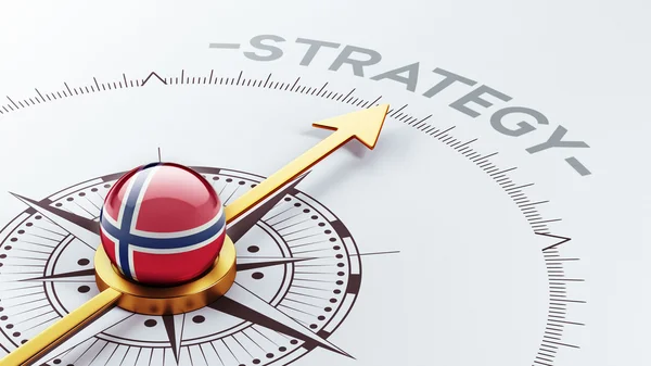 Noruega Estrategia Concepto — Foto de Stock