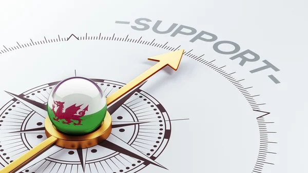 Conceito de apoio do País de Gales — Fotografia de Stock