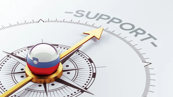 Slovenia Support Concept — Stock Photo, Image