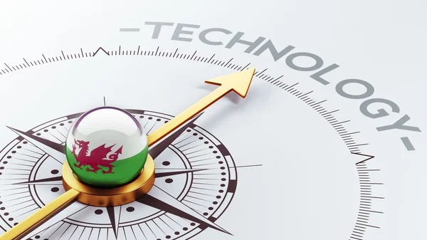 Concepto de tecnología de país de Gales — Foto de Stock