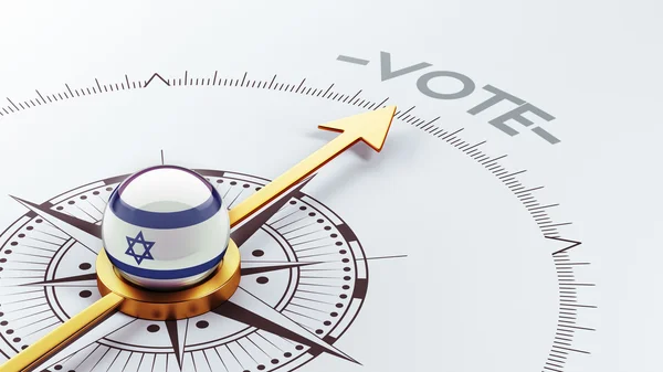 Israel Vote Concept — Stock Photo, Image