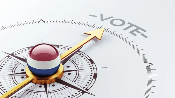 Нідерланди голосування концепції — стокове фото