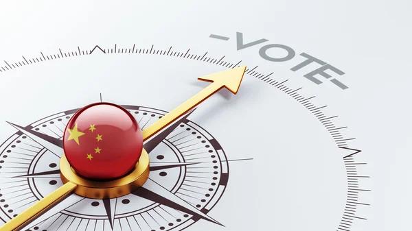 Cina Concetto di voto — Foto Stock