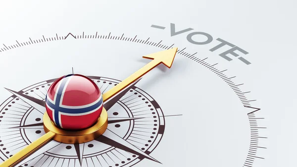 Norvegia Vote Concept — Fotografie, imagine de stoc