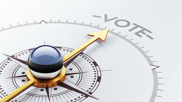 Estonia Vote Concept — Stock Photo, Image