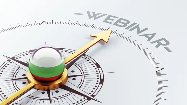 Bulgaristan Webinar kavramı — Stok fotoğraf