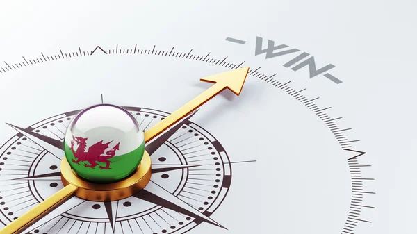País de Gales Win Concept — Fotografia de Stock
