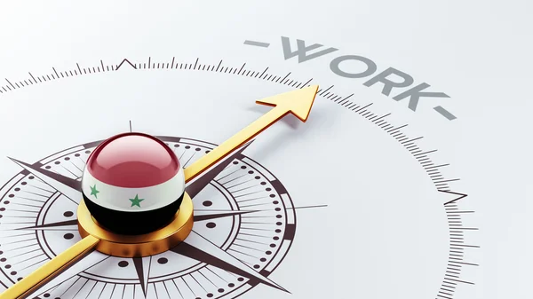 Conceito de trabalho na Síria — Fotografia de Stock