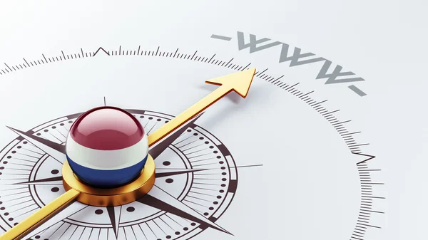 Nizozemsko www koncept — Stock fotografie