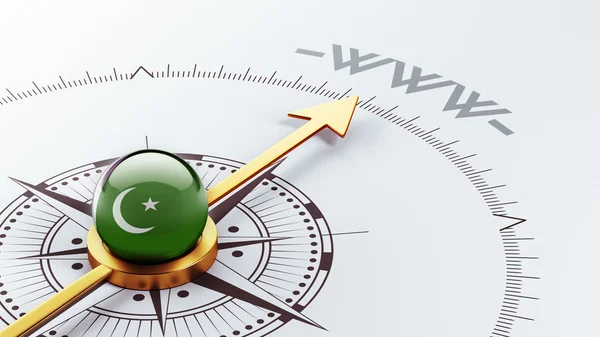 Pákistán www koncept — Stock fotografie