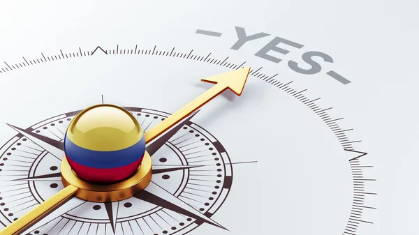 Colombia Yes Concept — Stock Photo, Image