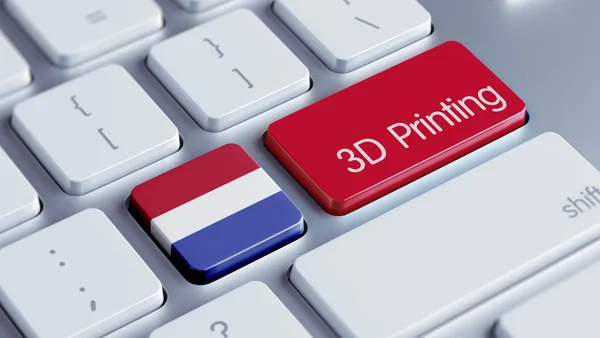 Países Bajos 3d concepto de impresión —  Fotos de Stock