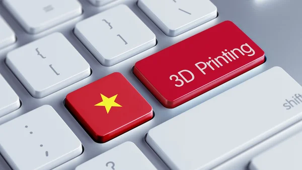 Vietnam 3D-afdrukken concept — Stockfoto