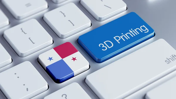 Panama 3D-afdrukken concept — Stockfoto