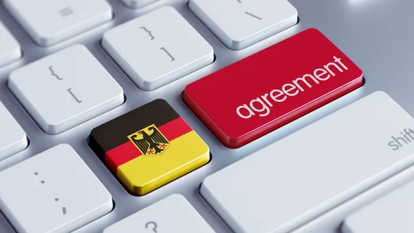 Germany Agreement Concept — Stock Photo, Image