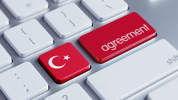 Turkey Agreement Concept — Stock Photo, Image