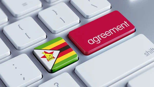 Zimbabwe avtalet koncept — Stockfoto