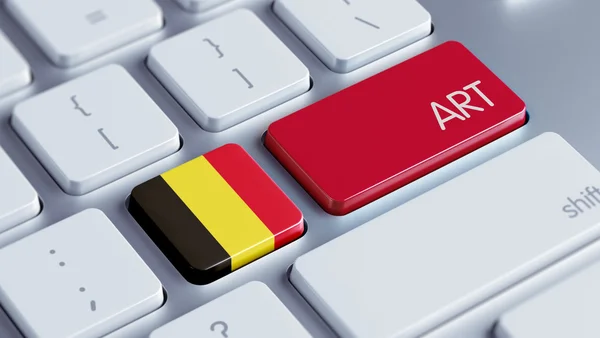 Belgien Art Concept — Stockfoto